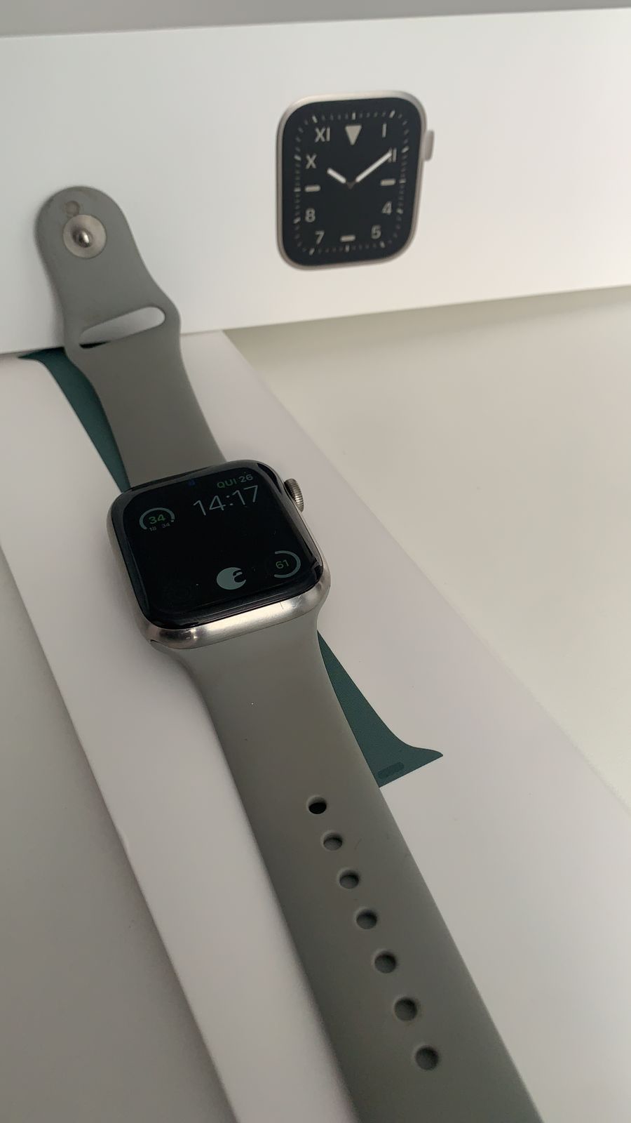 apple watch 5 titanium 44mm